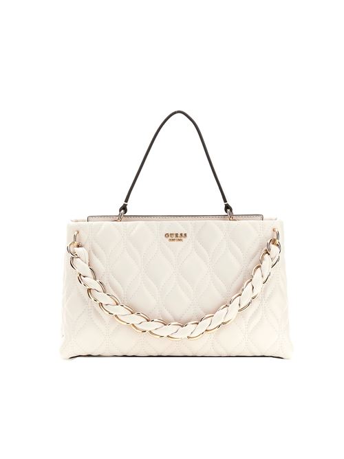 Maxine 2 comp borsa a mano GUESS | HWQG9733050OFF WHITE
